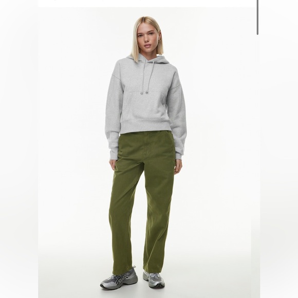 Aritzia Green Straight Leg Pants - Picture 2 of 12